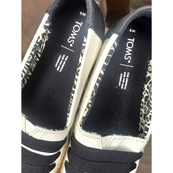 TOMS Valencia Platform espadrille slip on *size 9 NEW* - Picture 7 of 11